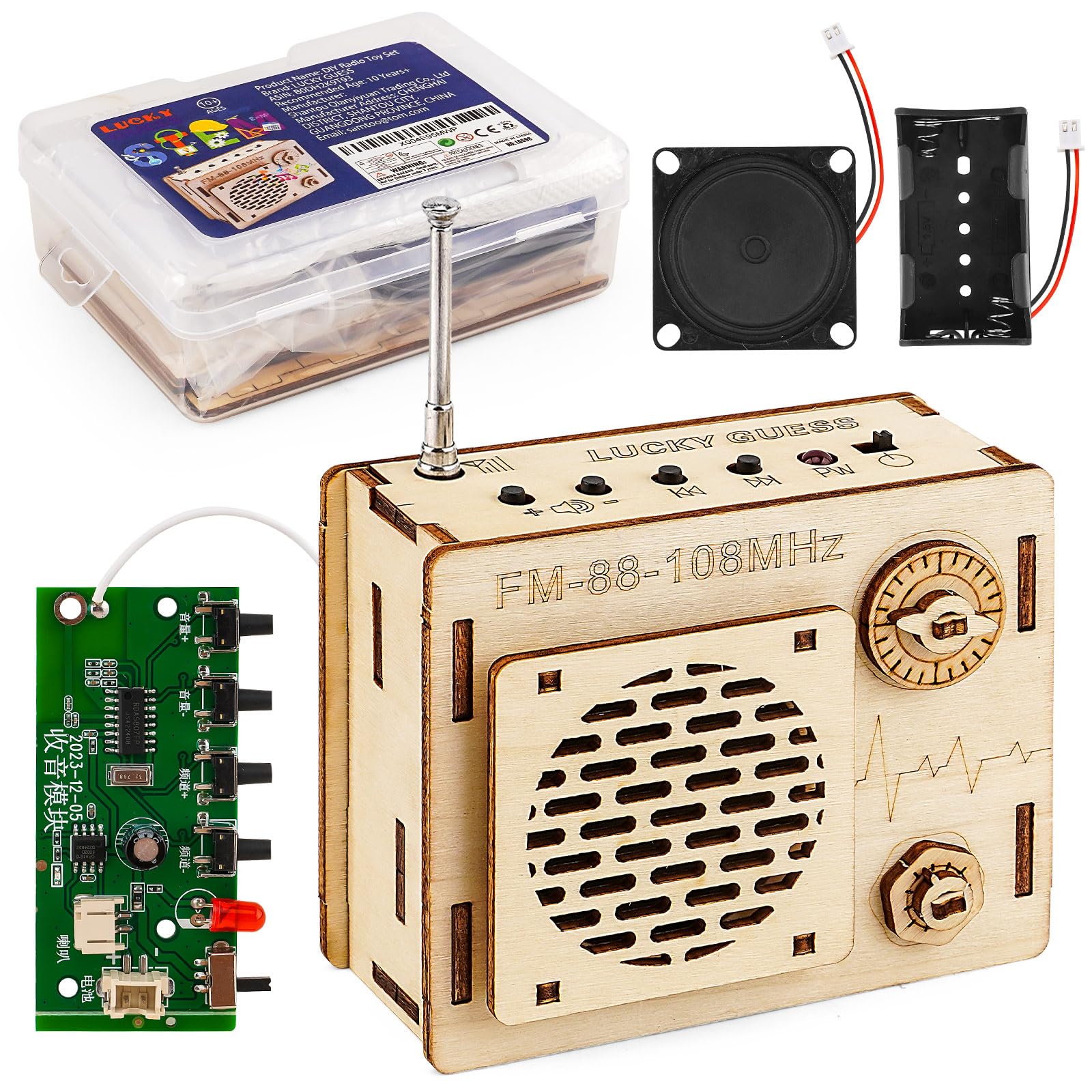 Amazon.com: STEM Projects for Kids & Adults, FM 88-108 MHz Radio